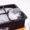 1pc Ice Cube Trays With Lid; Food Grade Silicone 6 Grid Ice Cube Mold; Flexible Easy Release Square Shaped Ice Maker; Kitchen Gadgets